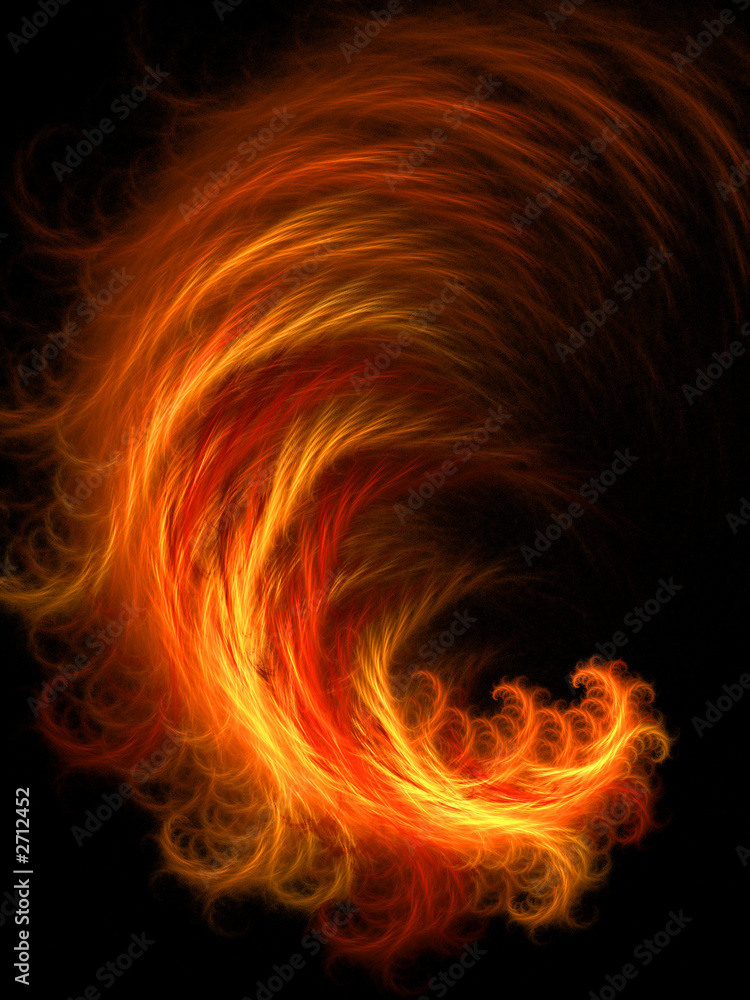Fototapeta premium chaos flame