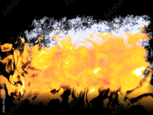 fire and smoke abstract