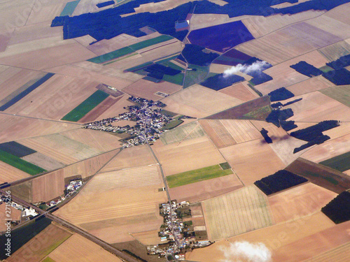 paysage vu du ciel
