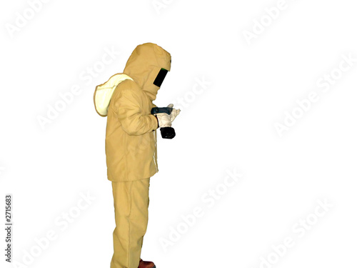 electrician in flash suit