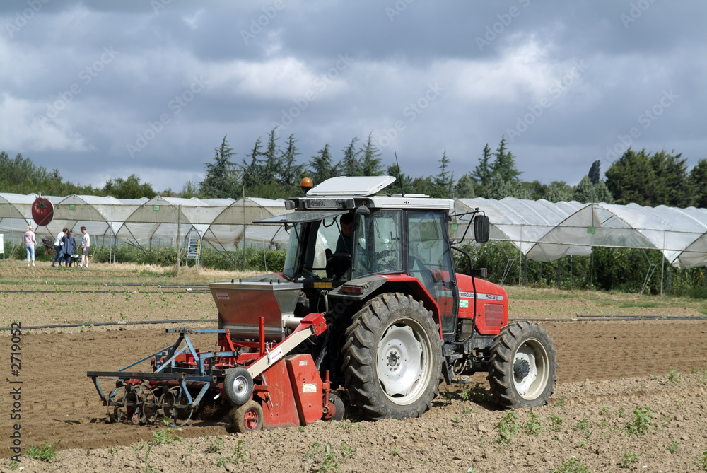 Obraz premium tracteur