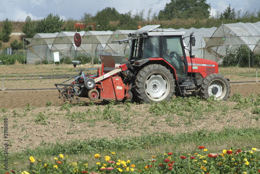 Obraz premium tracteur