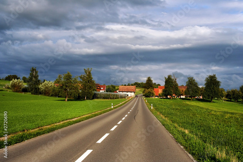rural  road to the sky