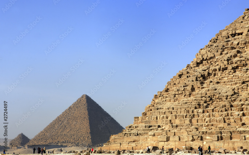 the pyramids