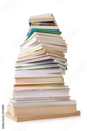 pyramid of books