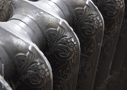 antique radiator detail