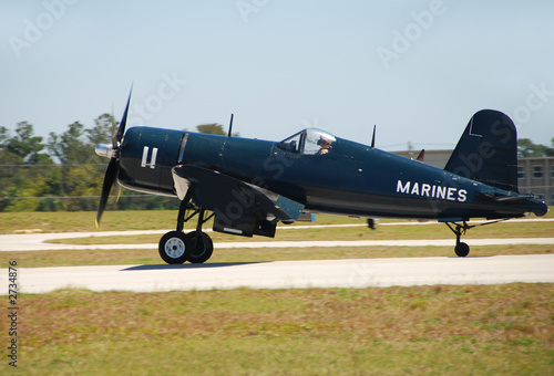 world war ii corsair airplane