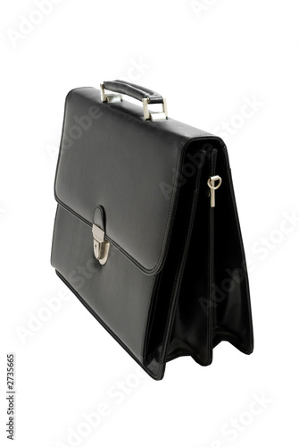 black suitcase - isolated