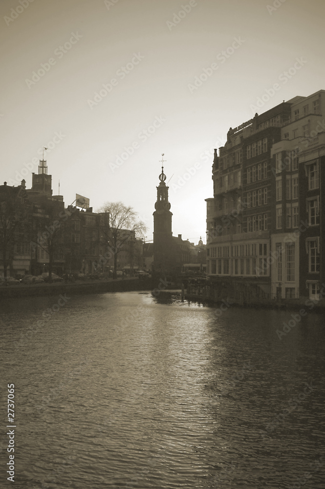 Fototapeta premium clocks of amsterdam