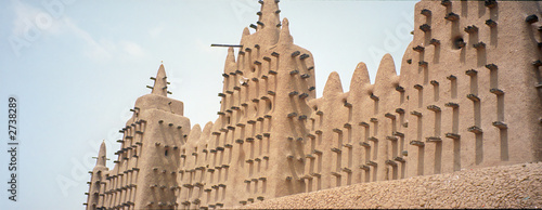 africa trek- mosque of djenné in mali photo