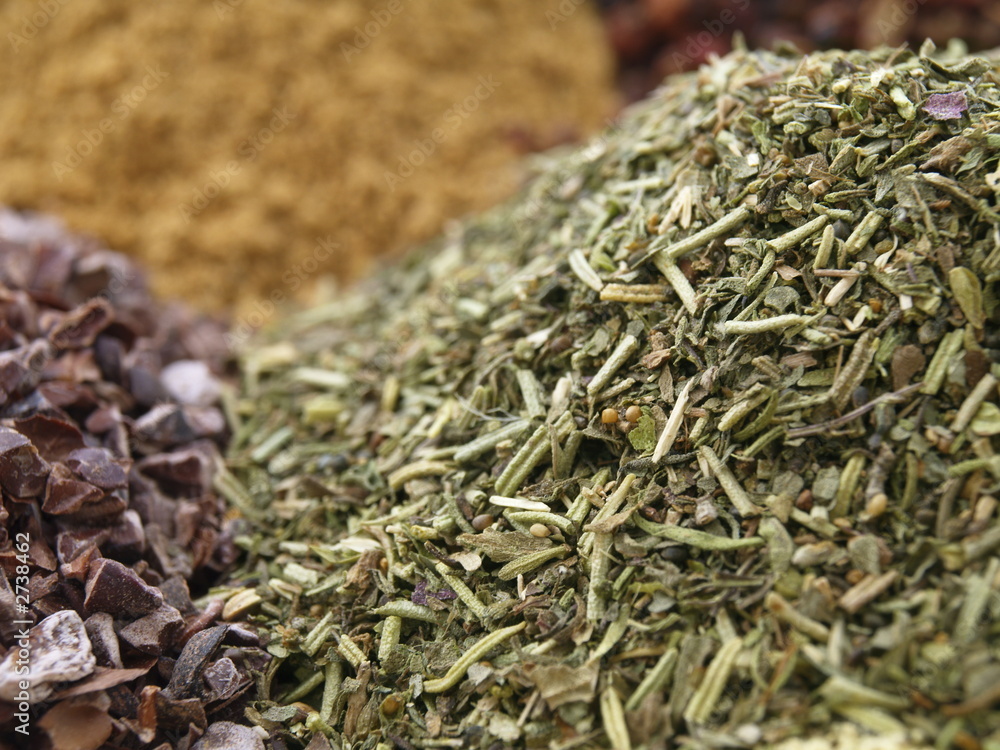kräuter de provence, kakao und fenugreek kräuter de provence, kakao und fenugreek