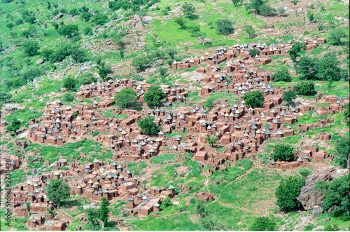 dogon village in mali, africa photo