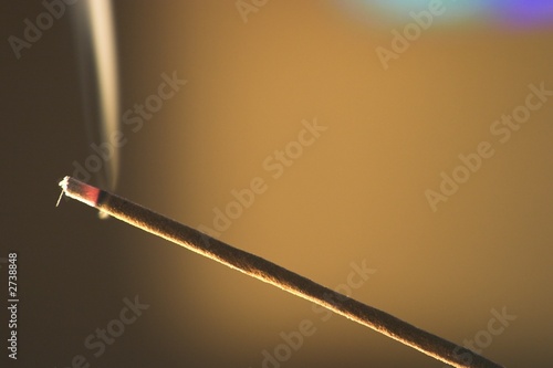 burning incense