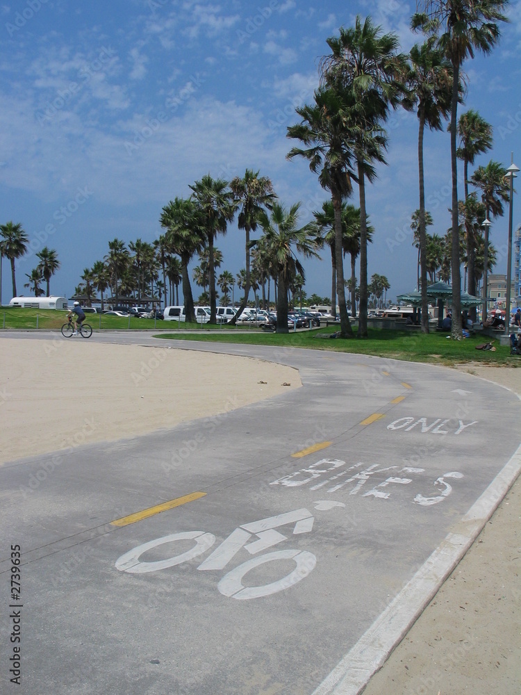 Fototapeta premium wenecja plaża ścieżka rowerowa