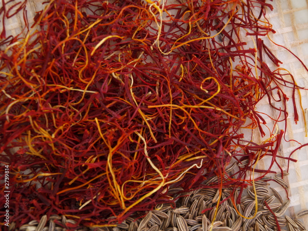 Fototapeta premium nah aufnahme safran