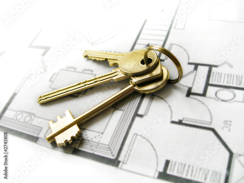 gold keys for the new dream home