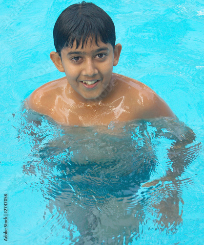 boy in swimming pool © archana bhartia
