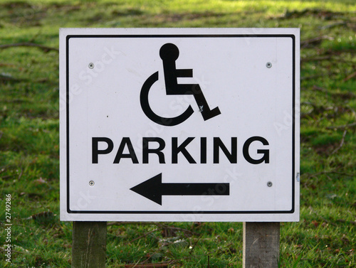 disabled parking