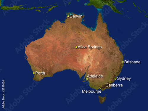 australia map