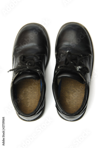 blach school shoes
