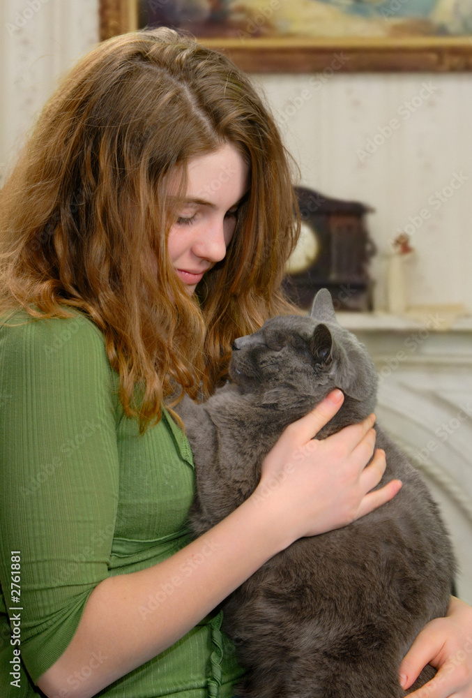 relaxing with pet relaxing with pet