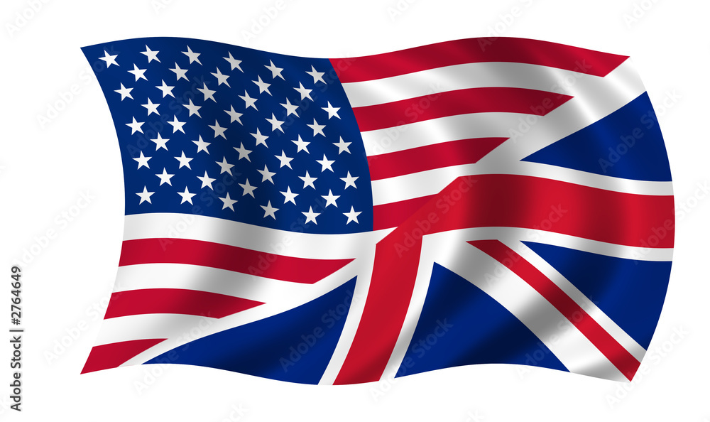 usa uk fahne flag