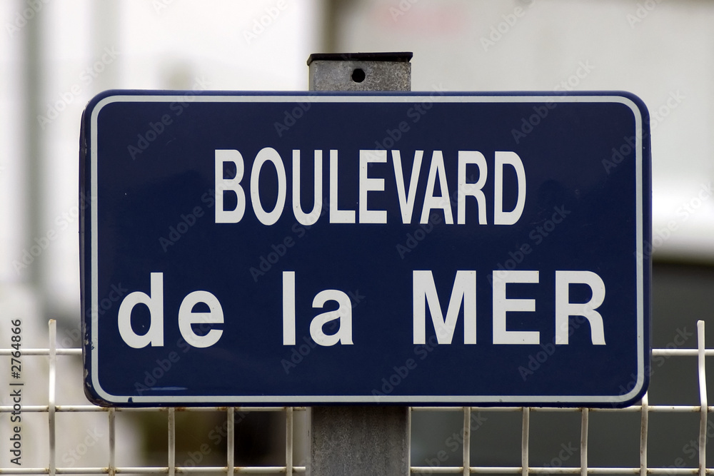 Fototapeta premium boulevard de la mer