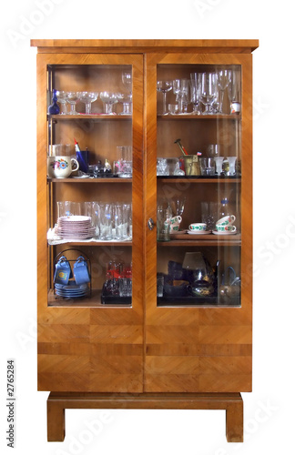 antique cupboard (with clipping path)