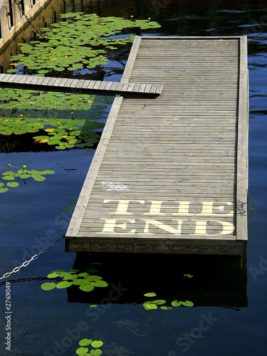 Bilde på lerret the end