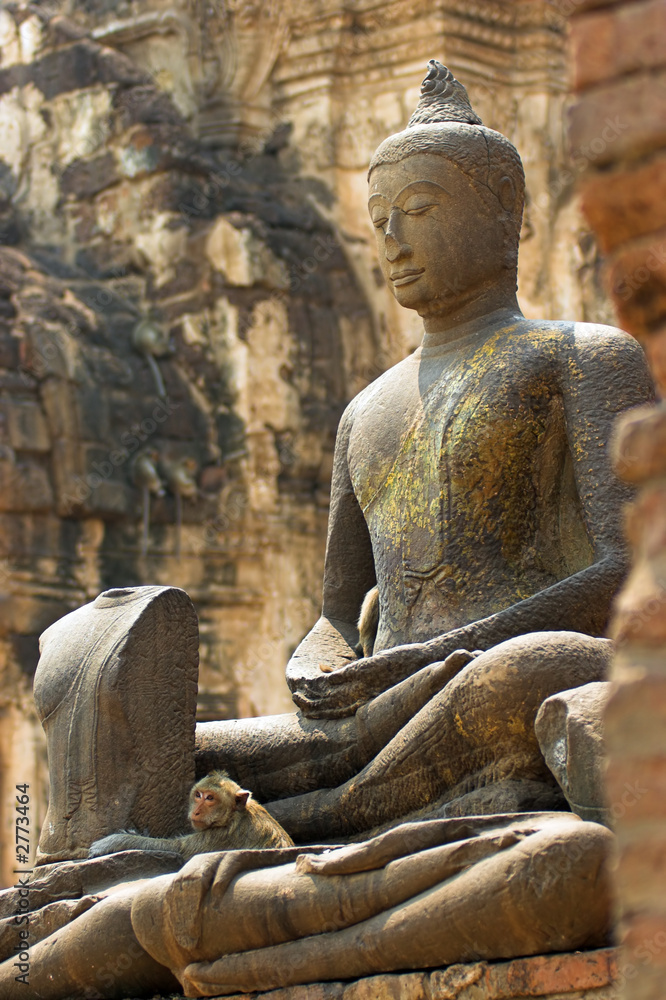 Obraz premium phra prang sam yod buddha