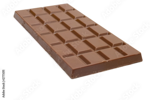 tablette de chocolat au lait photo