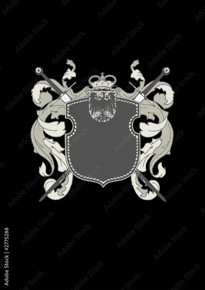 Obraz premium heraldic shield