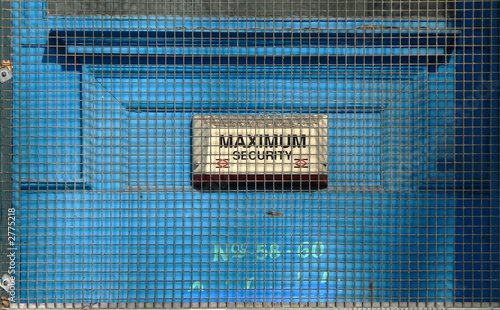 maximum security door