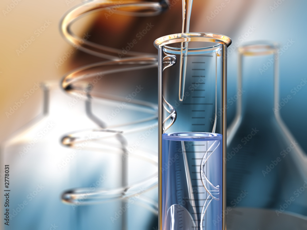 Illustrazione Stock strumenti laboratorio chimico | Adobe Stock