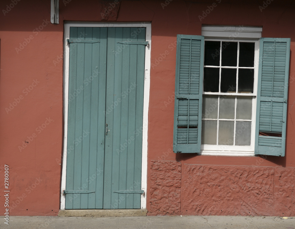 door and window french quarter new orleans