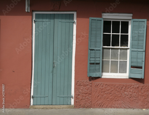 door and window french quarter new orleans