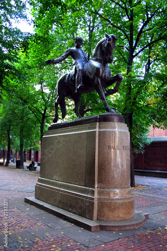 paul revere statue, north end, boston