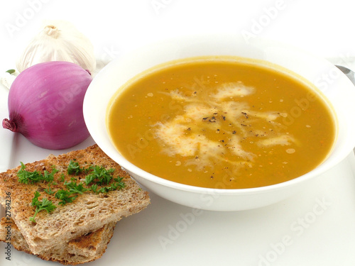homemade pumpkin soup