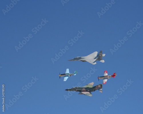 warbirds in formation