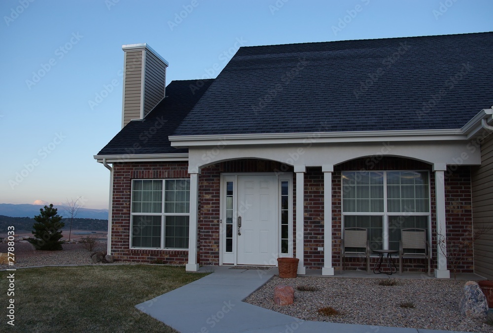 Naklejka premium suburban home