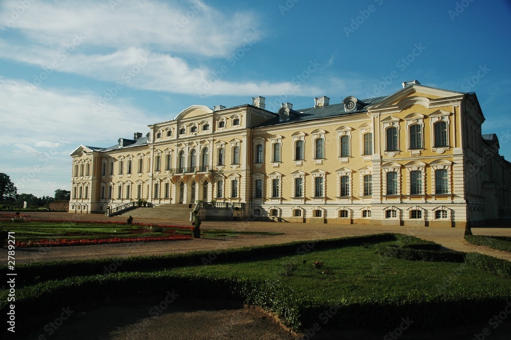 Naklejka premium rundale palace, latvia