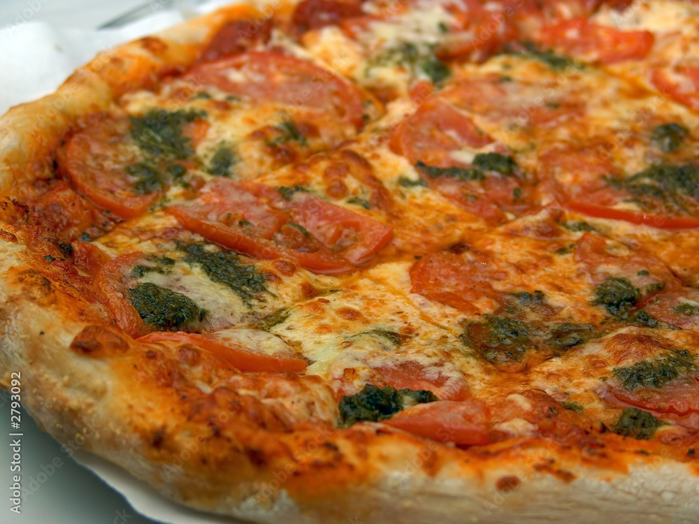fresh pizza close up fresh pizza close up