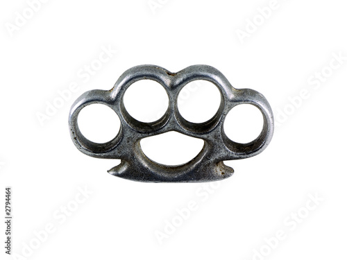 Quadro su tela brass knuckles