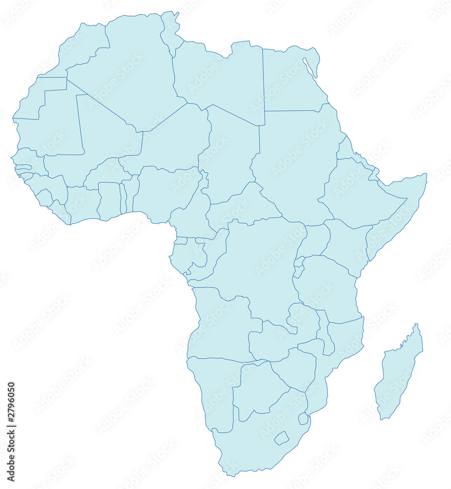karte afrika