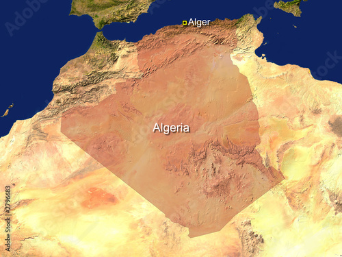 algeria map