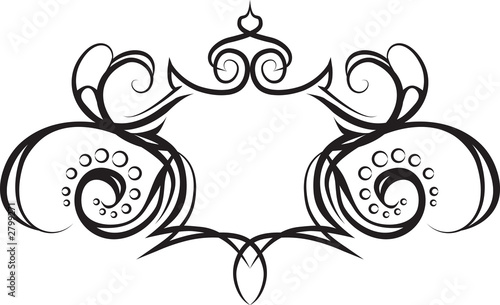 shield scroll frame backgro...