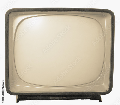 old tv - retro television photo