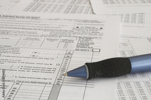 tax forms photo