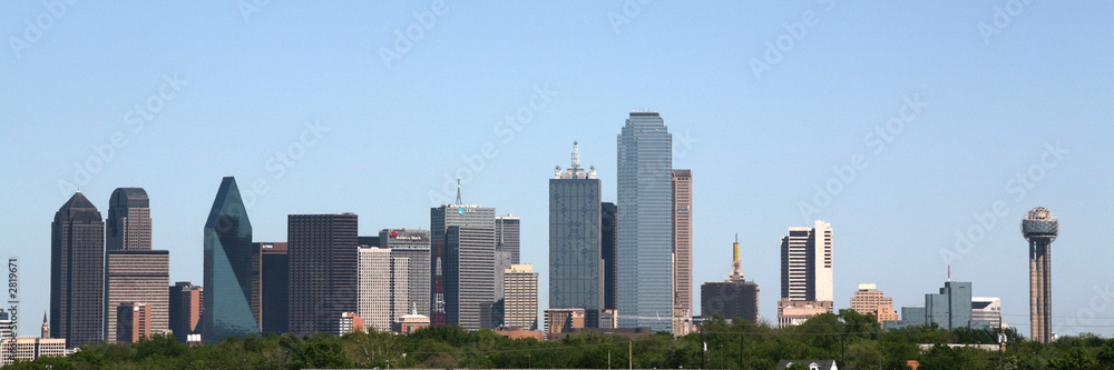 downtown dallas, texas skyline