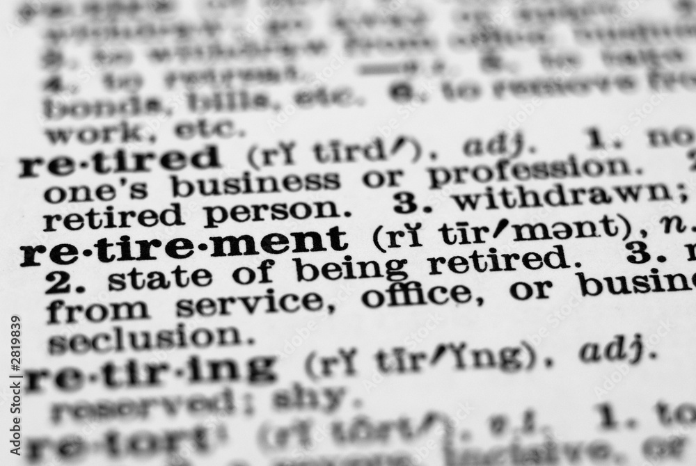 dictionary definition - retirement dictionary definition - retirement